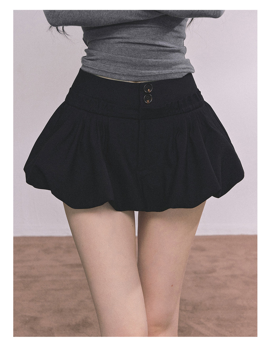 Shaoyeyan style miu series french style autumn high waist slimming a-line waltz short skirt women autumn high waist slimming