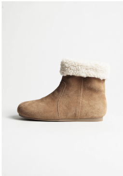 CEBOSTIN Snow boots, fleece lined, warm genuine leather low-cut Chelsea boots with thick sole, new arrival winter 2025