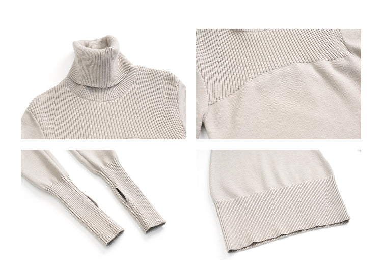 HYTEMOLY Modal Anti-pilling High Neck Stretchy Slim Fit Mini Dress for Women