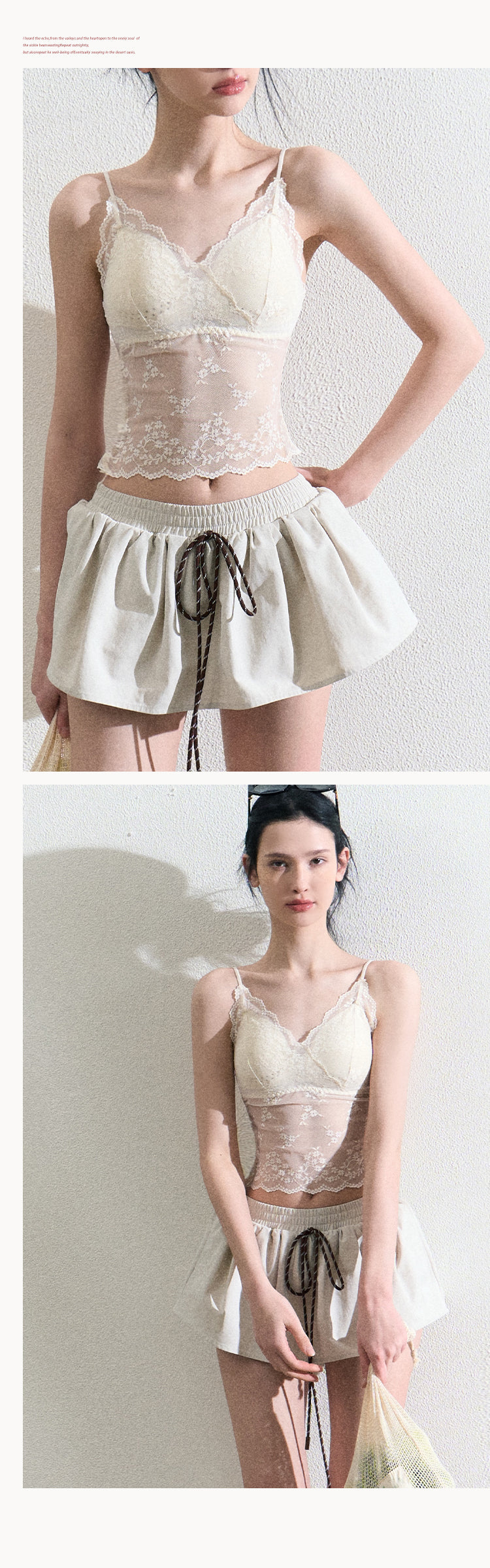 OAKMOO Multi-color stretch mini dress, drawstring, tulip skirt shape, "Lemon Scent" skirt shape, slimming and lengthening legs