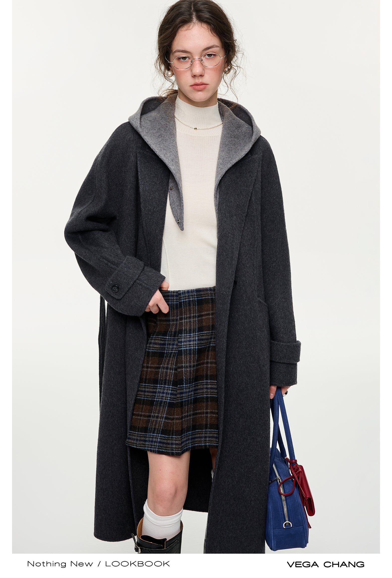 VEGACHANG 【Magic Cloak】Women's wool coat, 2025 new winter double-sided wool coat