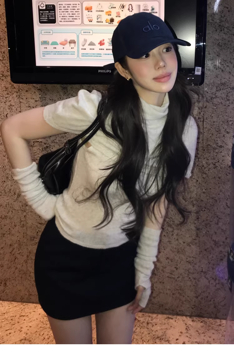 LaluneDuCiel Women's Spring Artist Style Loose High-Neck Coat