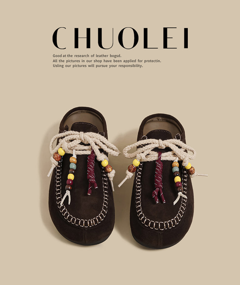 [In-Stock] Birkenstock loafers with thick soles, new summer style 2025, green, Kangaroo style, closed toe, cute