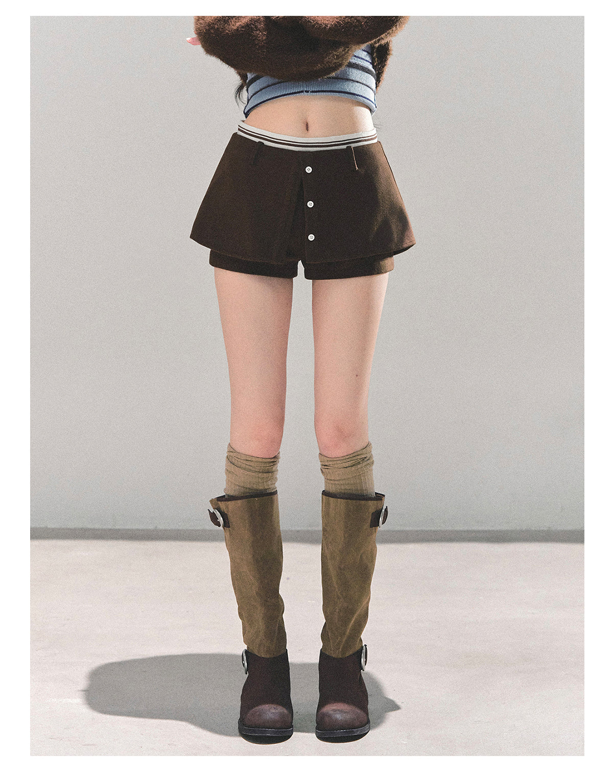 SHAOYEYAN Aomalm Women's Autumn Miu High-end A-line Bodycon Dress "Korean Style" Black Short Skirt