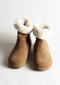 CEBOSTIN Snow boots, fleece lined, warm genuine leather low-cut Chelsea boots with thick sole, new arrival winter 2025