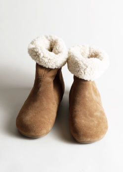 CEBOSTIN Snow boots, fleece lined, warm genuine leather low-cut Chelsea boots with thick sole, new arrival winter 2025