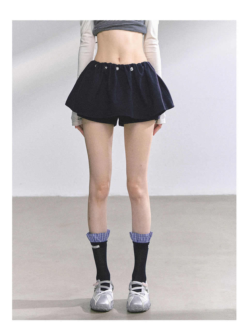 SHAOYEYAN Aomalm "Wild Model Legs" French wool midi skirt, women's autumn high-waisted A-line skirt