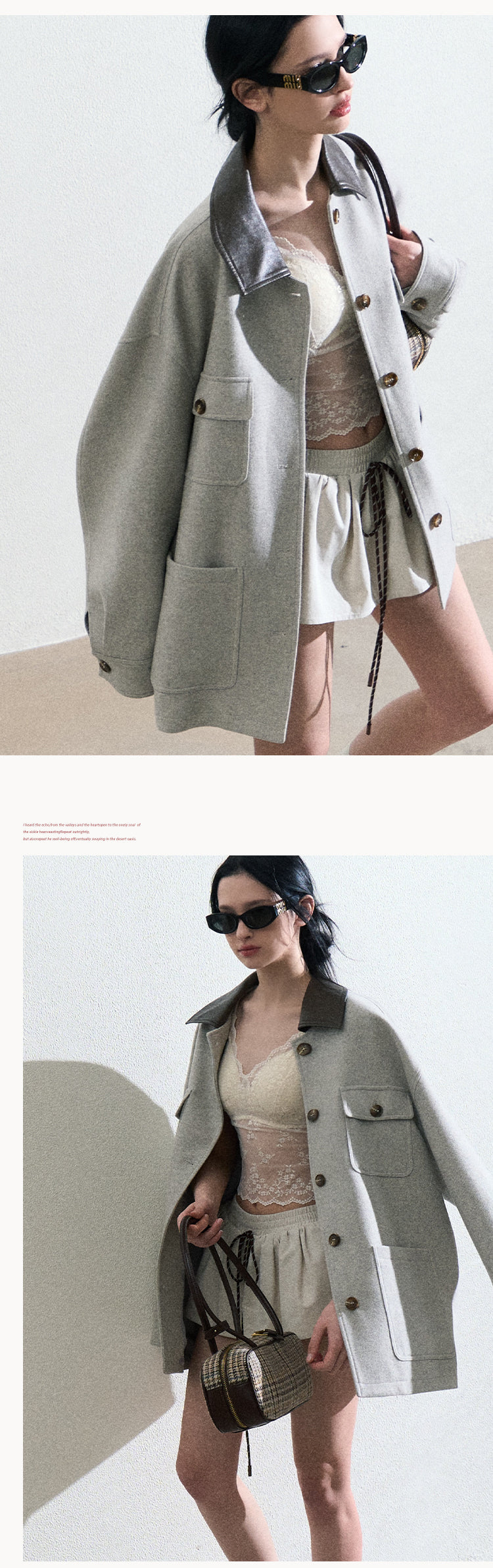 OAKMOO Multi-color stretch mini dress, drawstring, tulip skirt shape, "Lemon Scent" skirt shape, slimming and lengthening legs