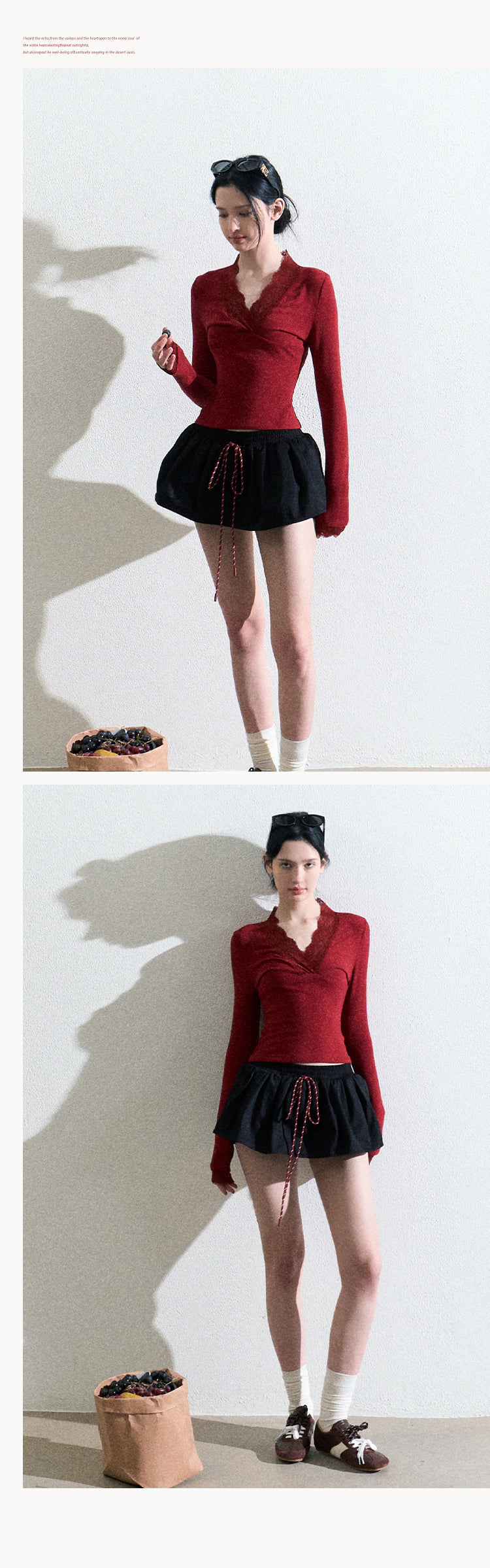 OAKMOO Multi-color stretch mini dress, drawstring, tulip skirt shape, "Lemon Scent" skirt shape, slimming and lengthening legs