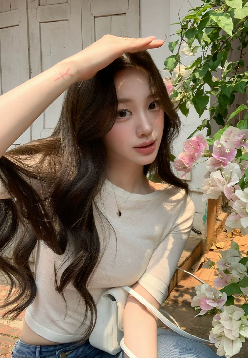 LaluneDuCiel Simple half-sleeve sweater, solid color, off-shoulder, flattering, versatile