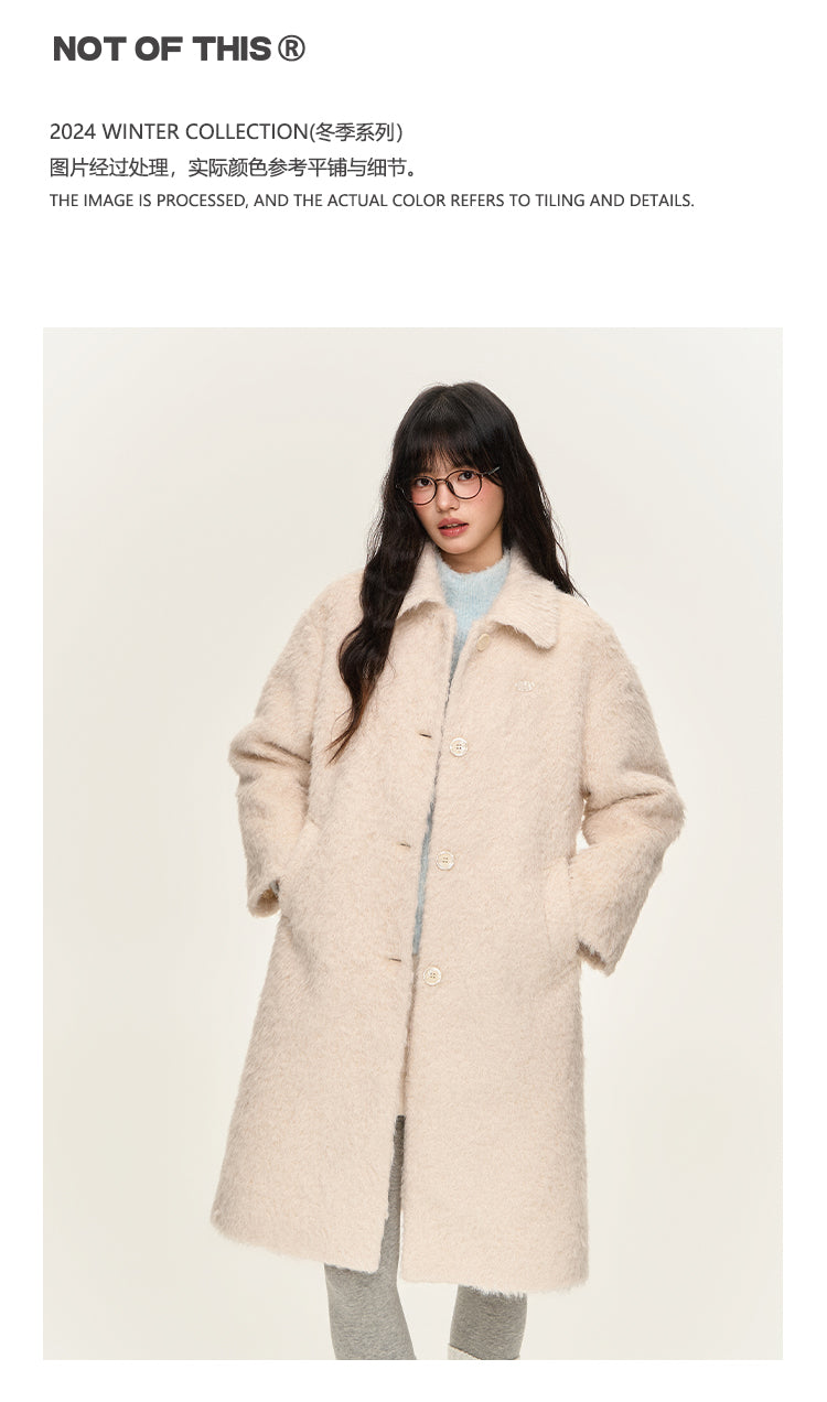 UMOUMO Casual jacket with medium length lapels, sailor collar, scarf, cardigan