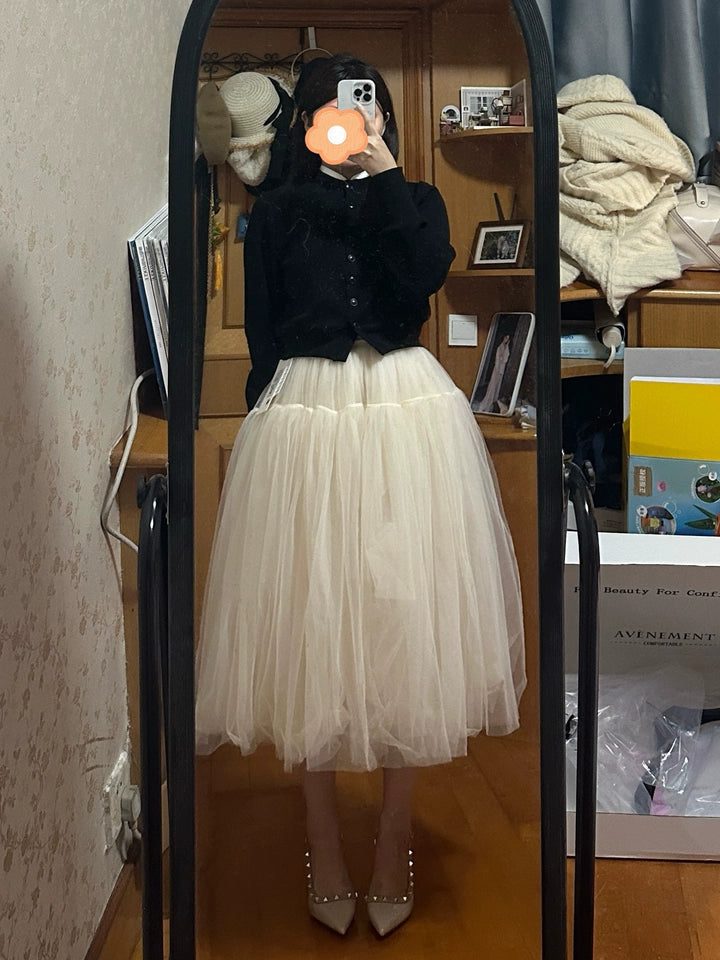 Avenement Korean croptop cardigan for women early autumn