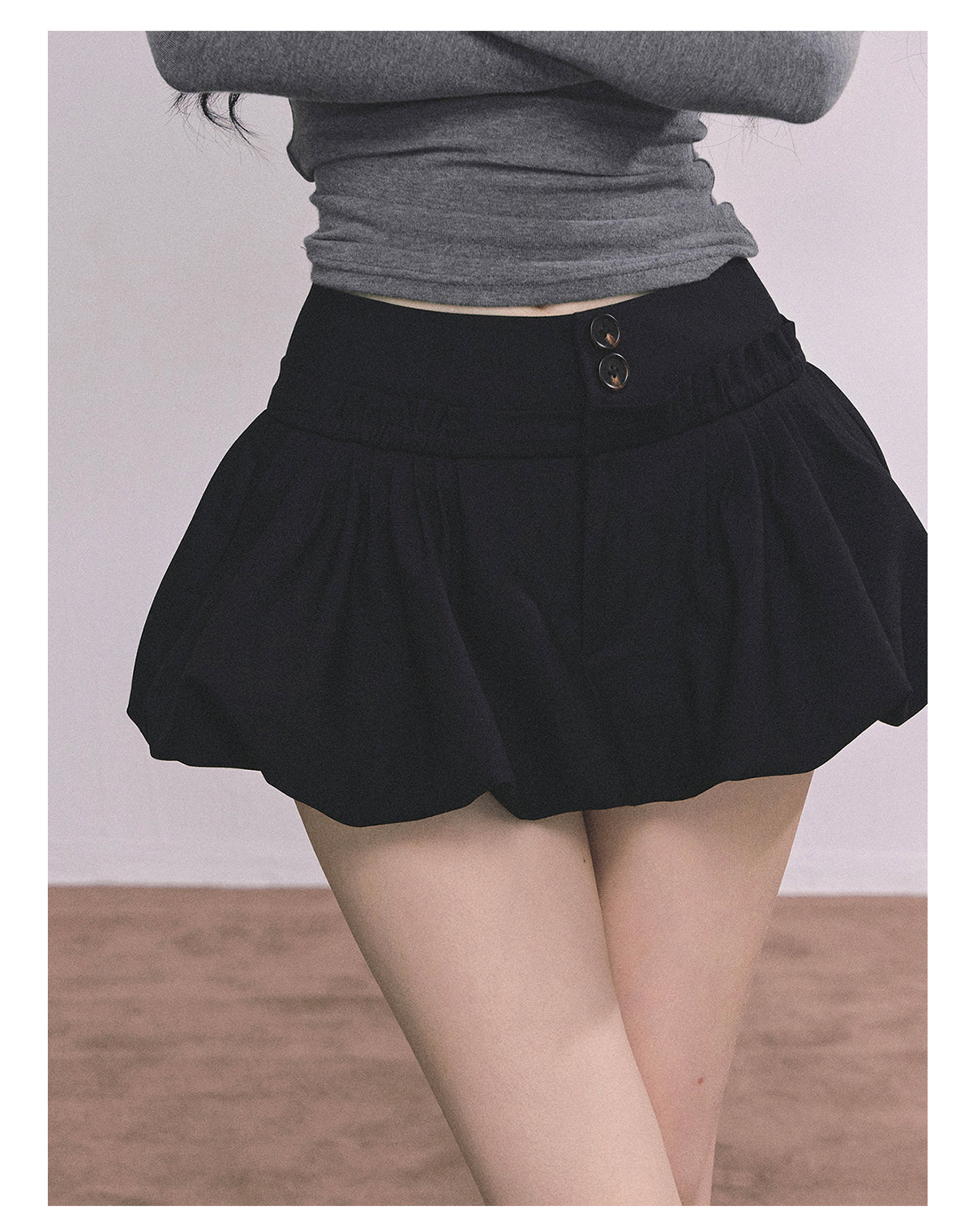 Shaoyeyan style miu series french style autumn high waist slimming a-line waltz short women's autumn high waist slimming a-line skirt