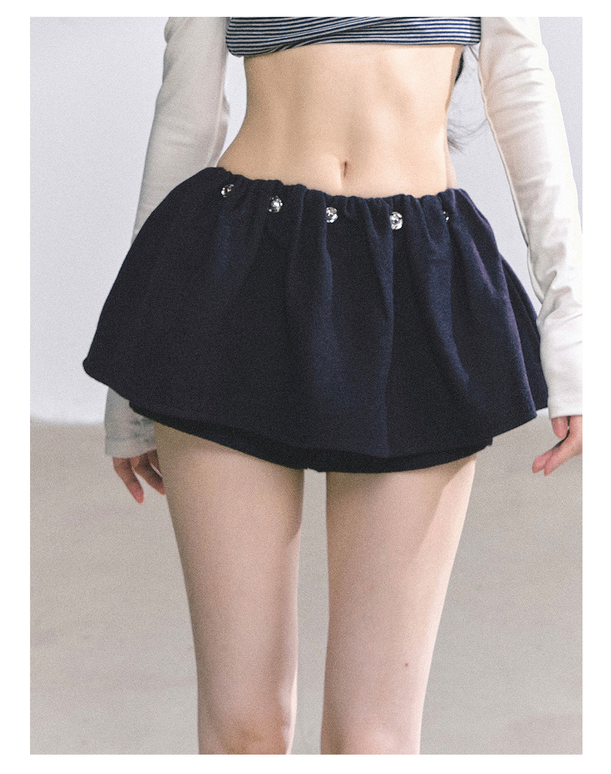 SHAOYEYAN Aomalm "Wild Model Legs" French wool midi skirt, women's autumn high-waisted A-line skirt