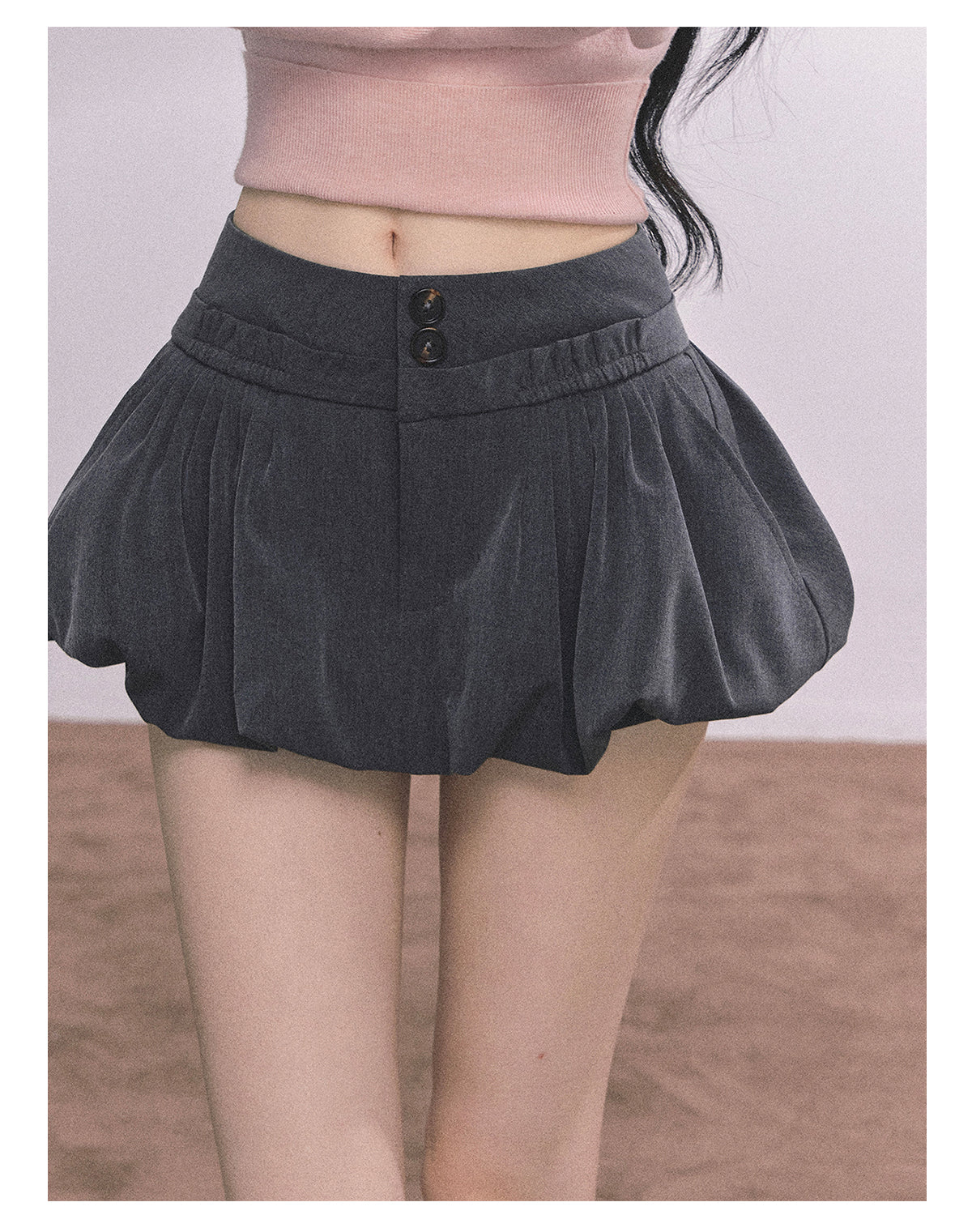 Shaoyeyan style miu series french style autumn high waist slimming a-line waltz short skirt women autumn high waist slimming