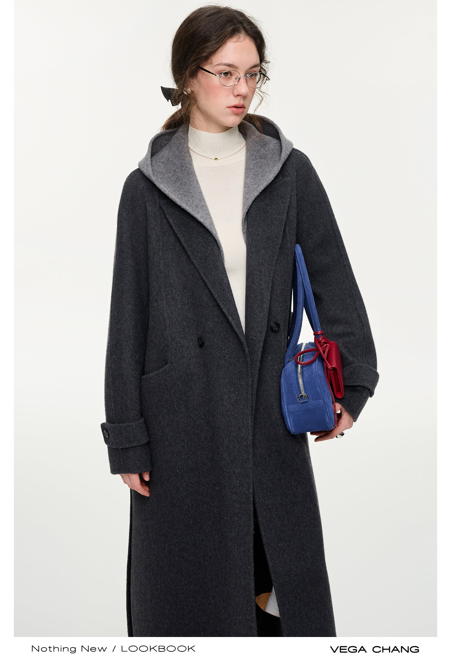 VEGACHANG 【Magic Cloak】Women's wool coat, 2025 new winter double-sided wool coat