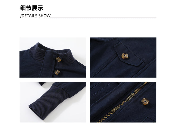 Soote Season Korean Style Turtleneck Zipper Slim Fit Jacket