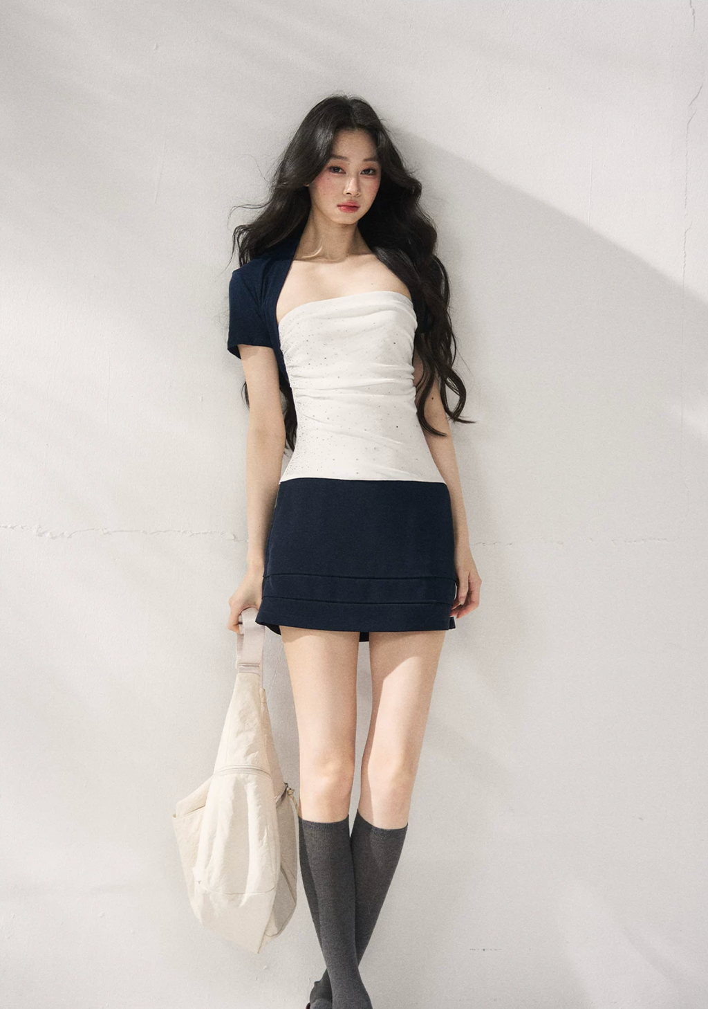 7SHIFTIN New simple, tight-fitting summer two-piece suit including jacket and short skirt