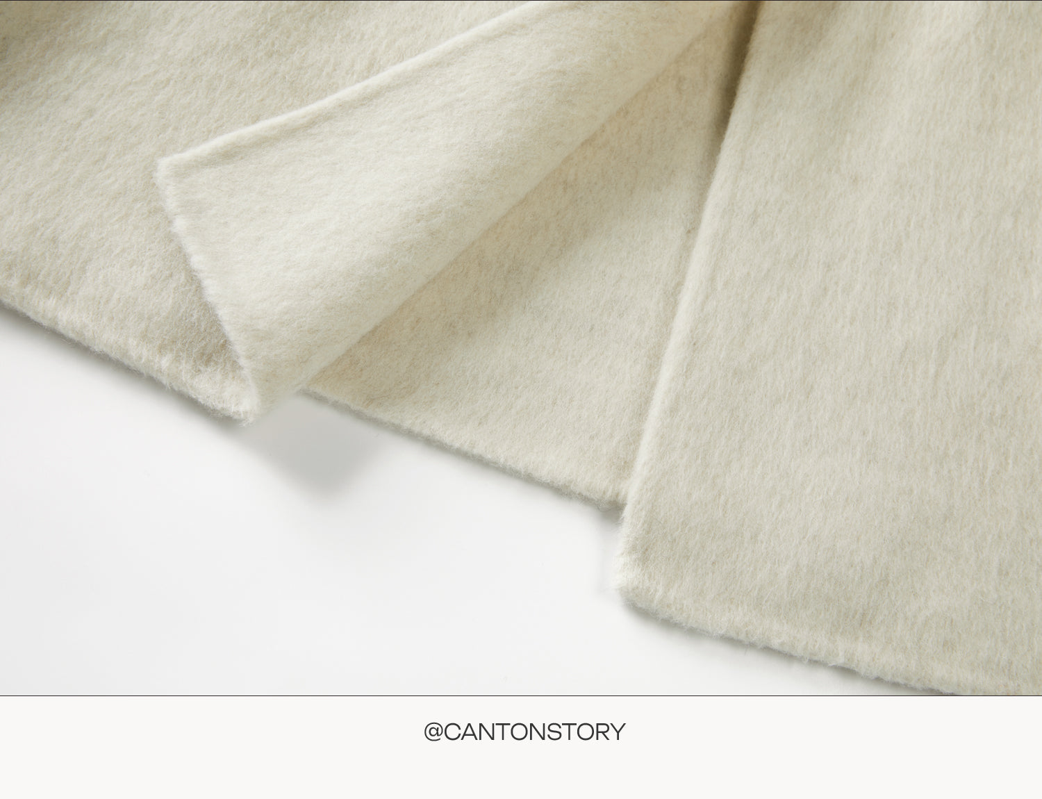 CANTONSTORY Yangcheng Story Korean style 70 double-sided wool coat made of fleece for women winter new design slimming waist