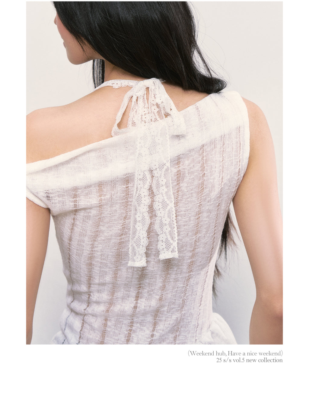 WEEKENDHUB Women's White French Lace Top, High-end Summer Off-the-Shoulder Short Sleeve Design with Asymmetrical Shoulders
