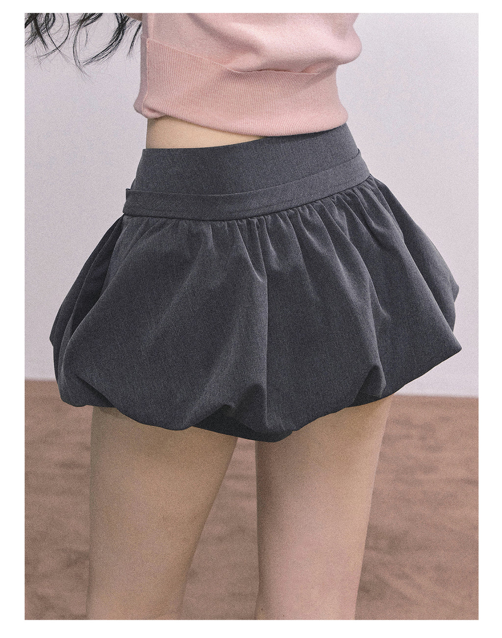 Shaoyeyan style miu series french style autumn high waist slimming a-line waltz short skirt women autumn high waist slimming