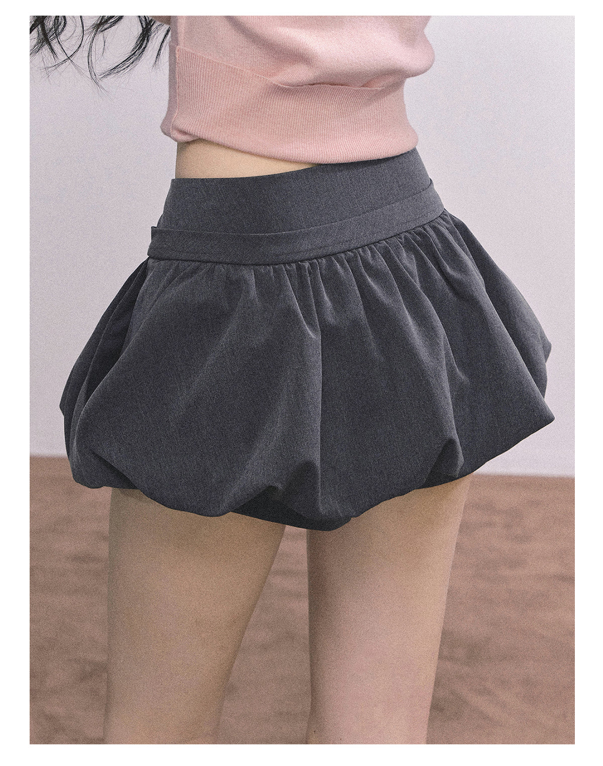 Shaoyeyan style miu series french style autumn high waist slimming a-line waltz short skirt women autumn high waist slimming