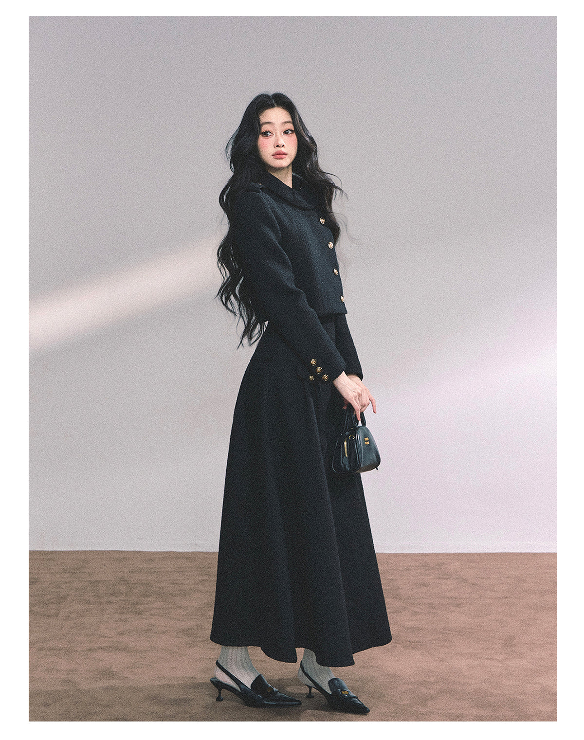 SHAOYEYAN French Miu style "Kyoto Noblewoman" two-piece suit for women, autumn and winter