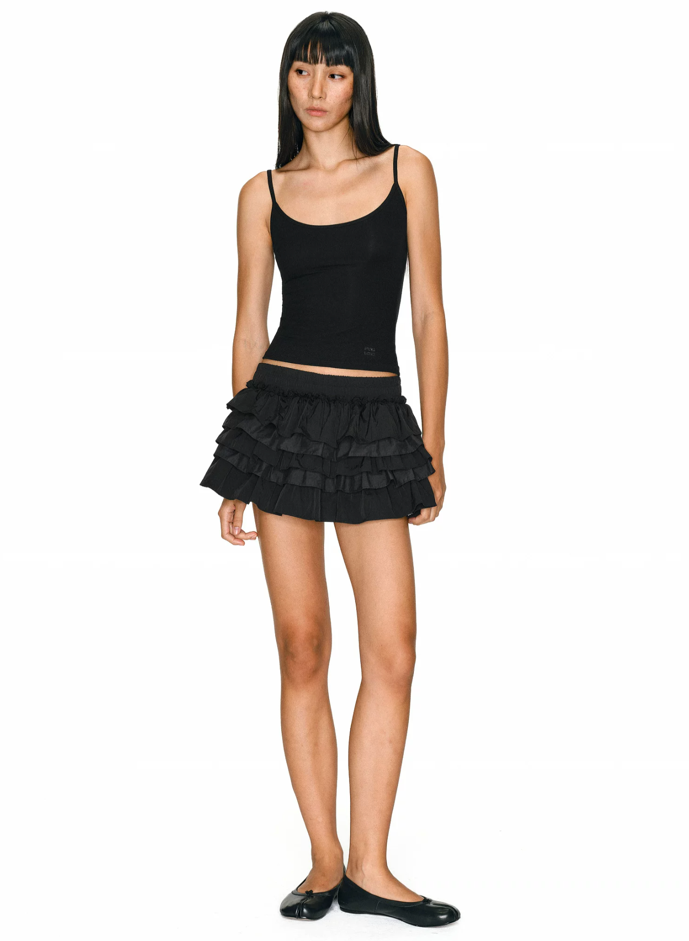 PUKI Original Tencel lace tutu skirt - Classic and versatile flared skirt