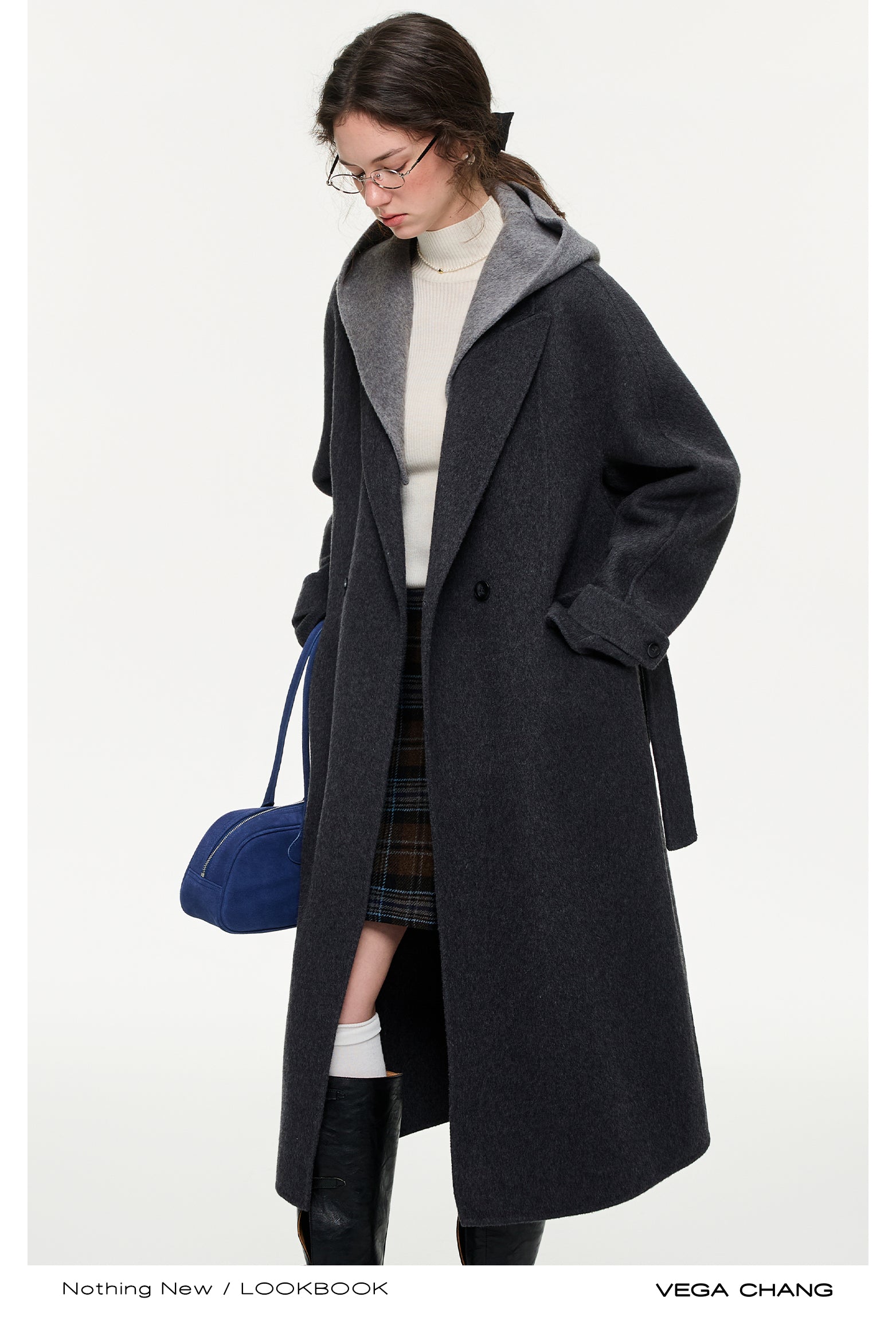 VEGACHANG 【Magic Cloak】Women's wool coat, 2025 new winter double-sided wool coat