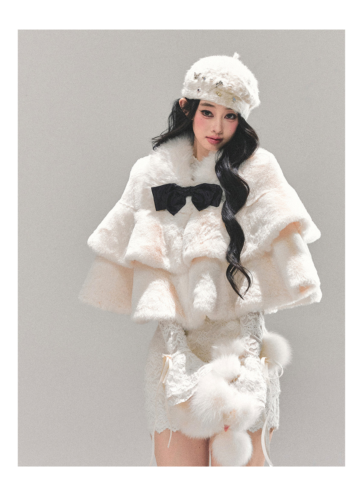 SHAOYEYAN Women's "First Snow is Coming" French Christmas Coat (Winter)