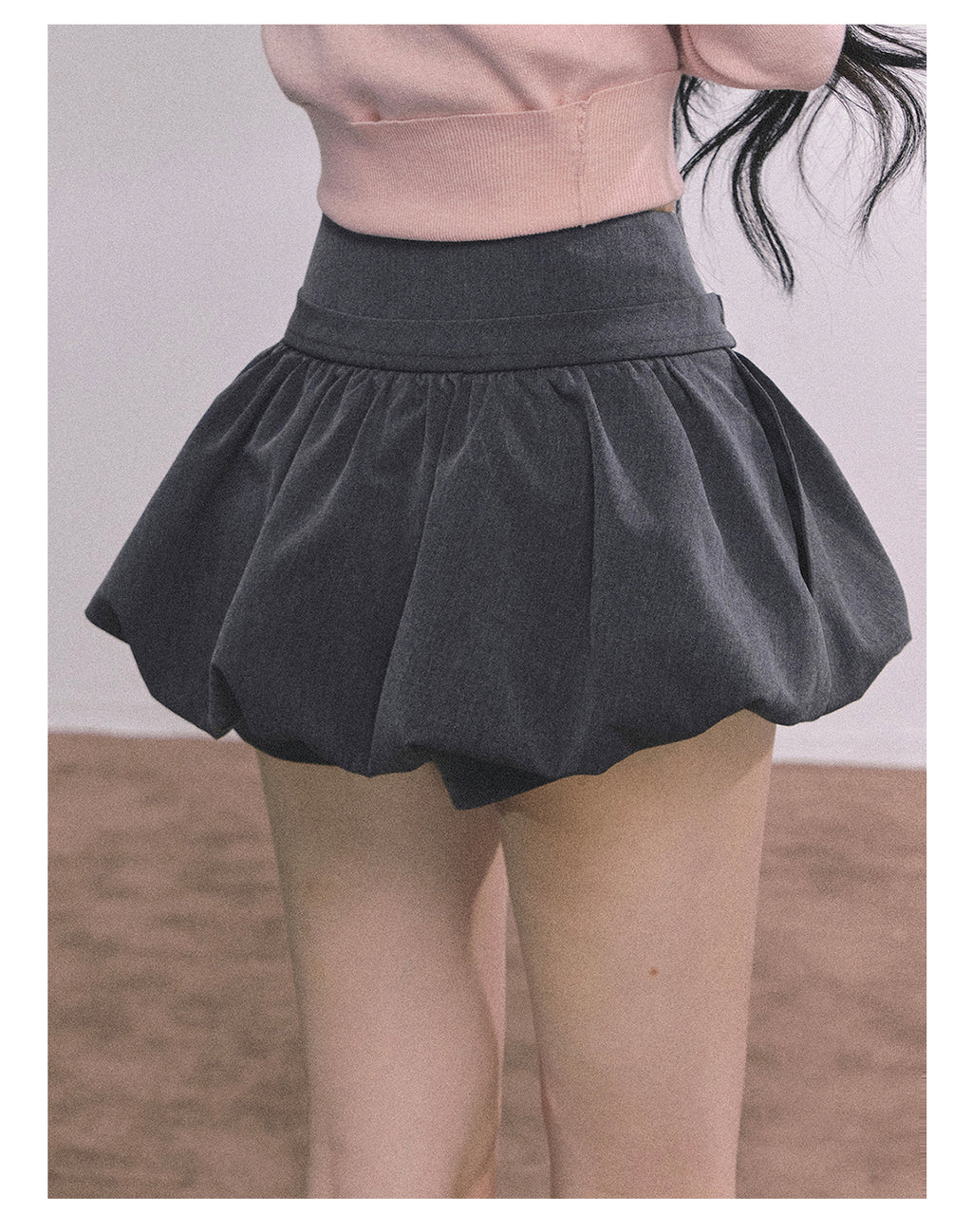 Shaoyeyan style miu series french style autumn high waist slimming a-line waltz short skirt women autumn high waist slimming