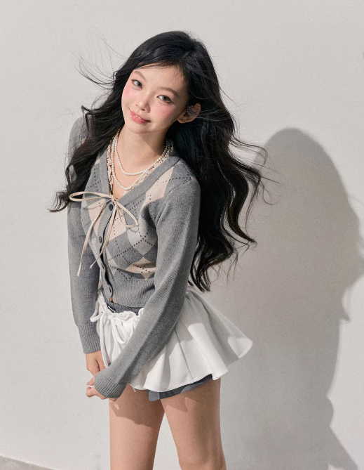 SHAOYEYAN AOMALM's "Annie's Waltz" American-style chiffon dress for women, winter plaid mini dress, culottes that flatter the figure.