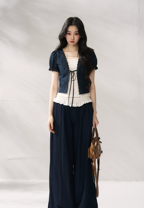 7SHIFTIN Summer floral lace two-piece with unique design by 7Shiftin, sexy style for women
