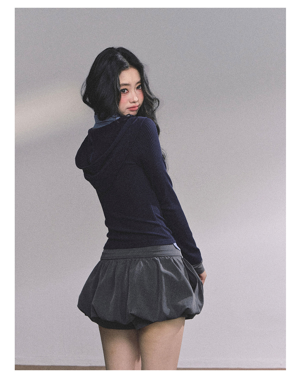 SHAOYEYAN Aomalm Women's "High IQ Female Protagonist" Imitation American Style Three-piece Knitted Pullover Autumn Slim Fit Top