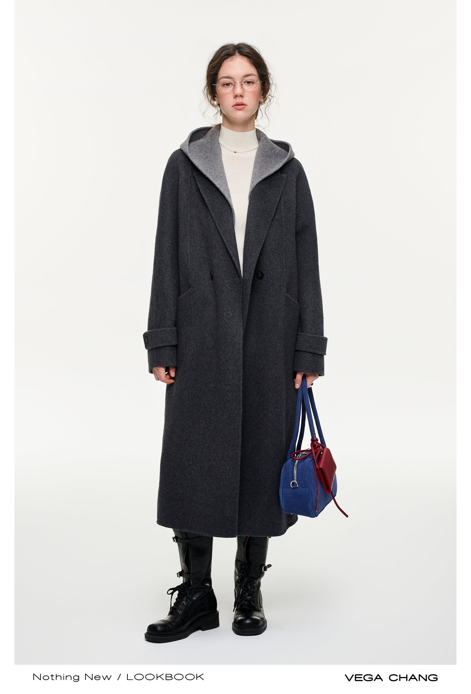 VEGACHANG 【Magic Cloak】Women's wool coat, 2025 new winter double-sided wool coat