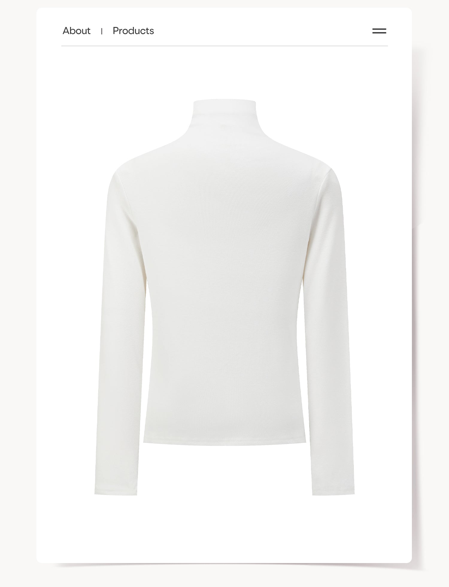 CANTONSTORY Guangzhou Story women's winter retro solid color high-neck long-sleeved T-shirt, new style, loose and warm