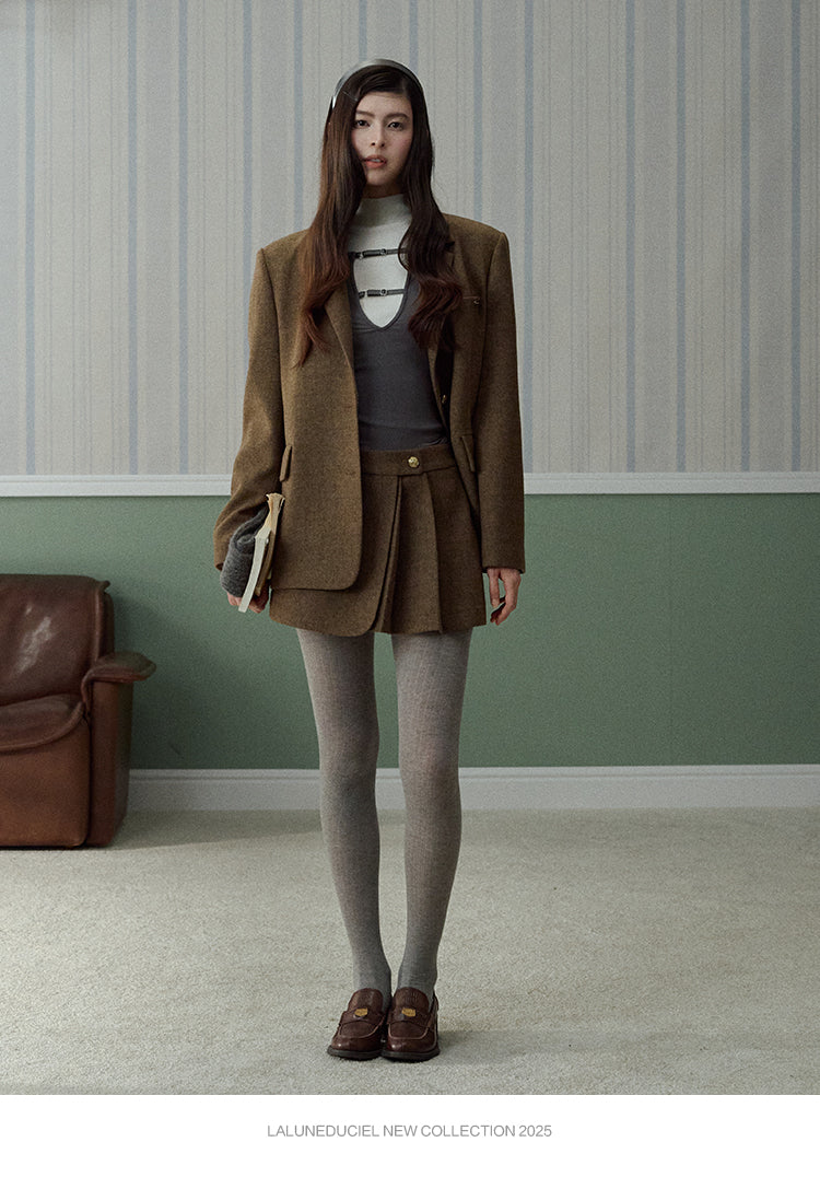 LaLune Duciel Vintage British Wool Dress
