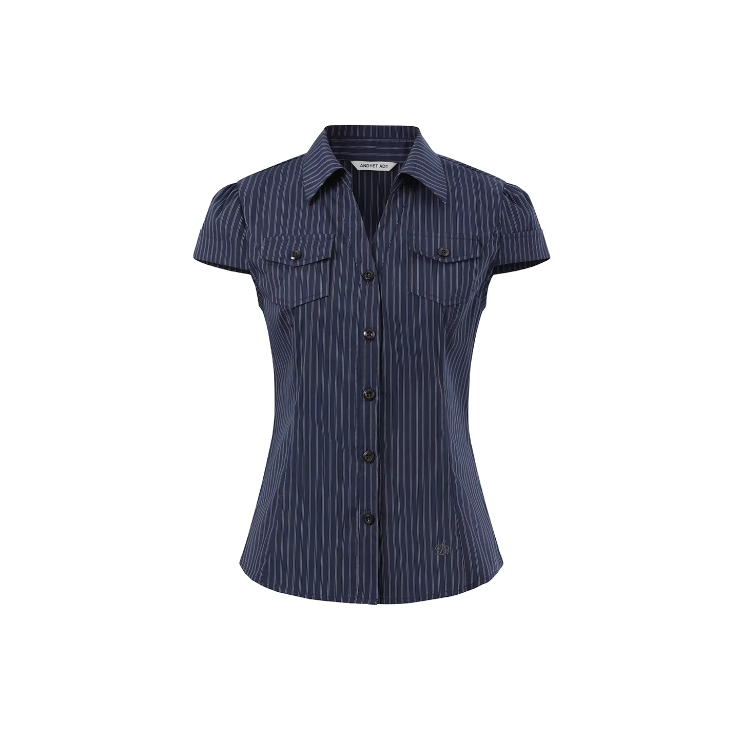 ANDYET AD1 Cool and sophisticated style, X-shaped shirt and pencil skirt set