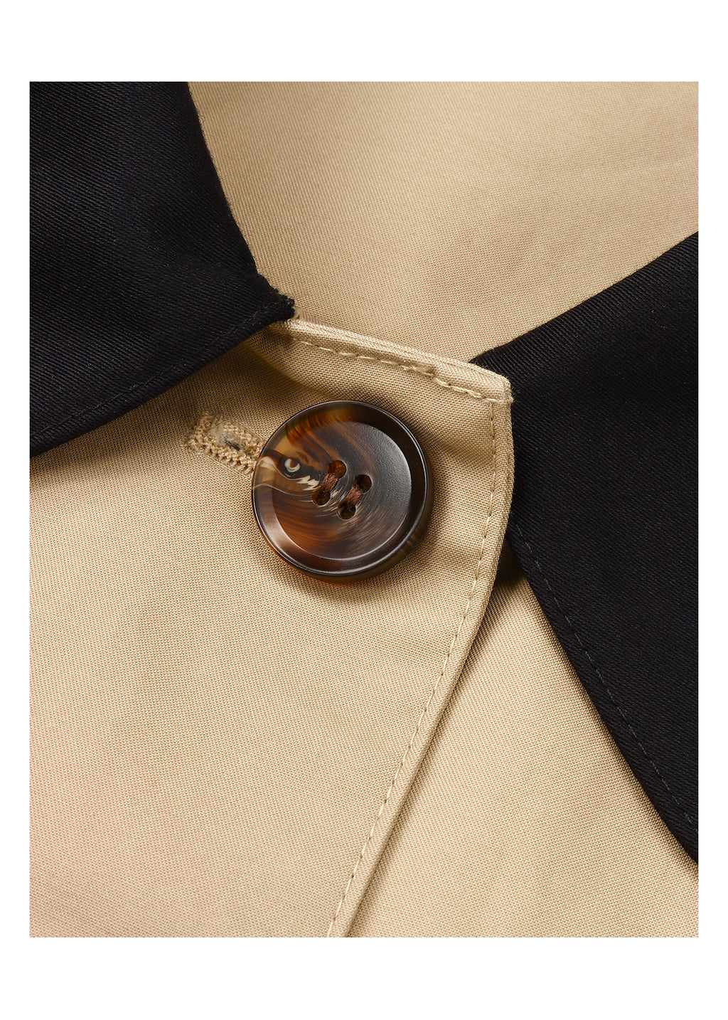 SKK High quality khaki jacket with multi-color plaid pattern, short and loose fit, autumn style for women.