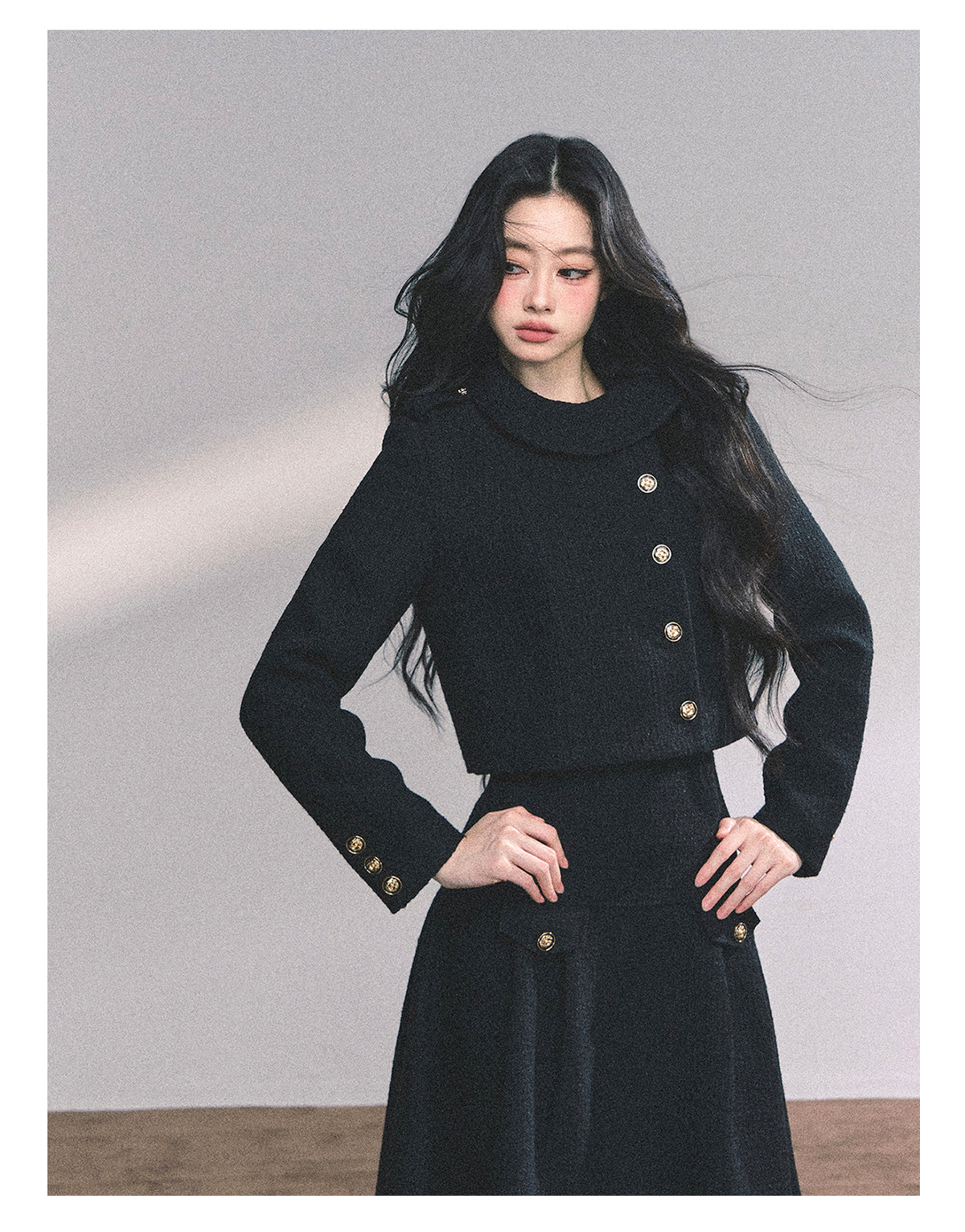 SHAOYEYAN French Miu style "Kyoto Noblewoman" two-piece suit for women, autumn and winter