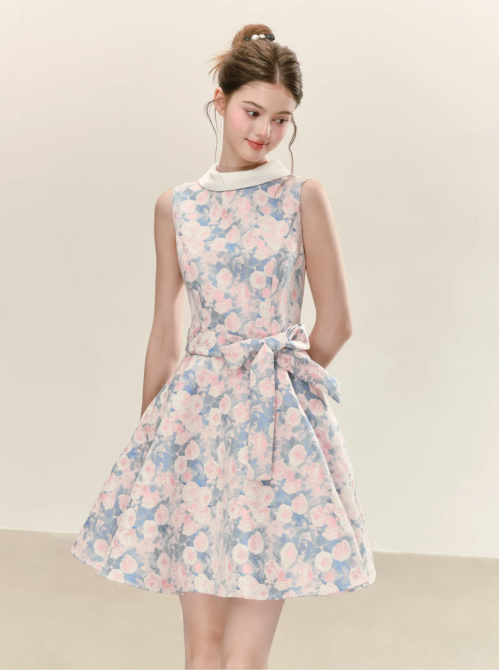 QDQD A-line dress with classic and elegant design, perfect for spring and summer