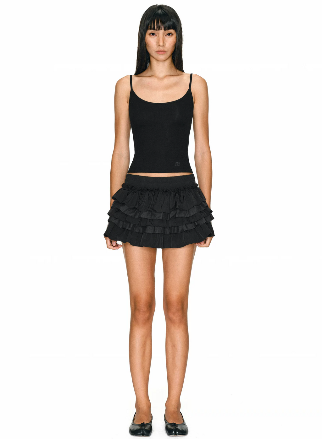 PUKI Original Tencel lace tutu skirt - Classic and versatile flared skirt