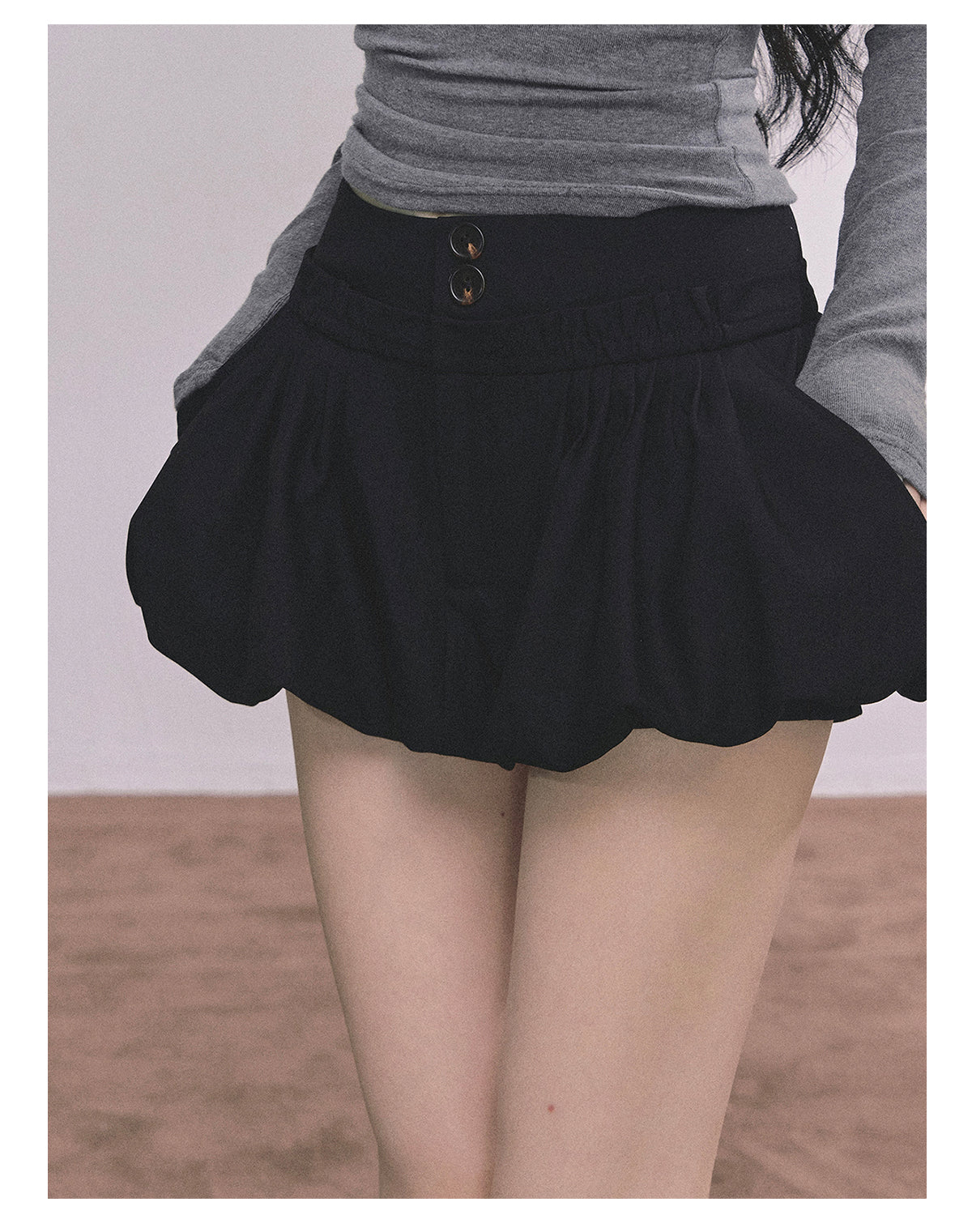 Shaoyeyan style miu series french style autumn high waist slimming a-line waltz short women's autumn high waist slimming a-line skirt