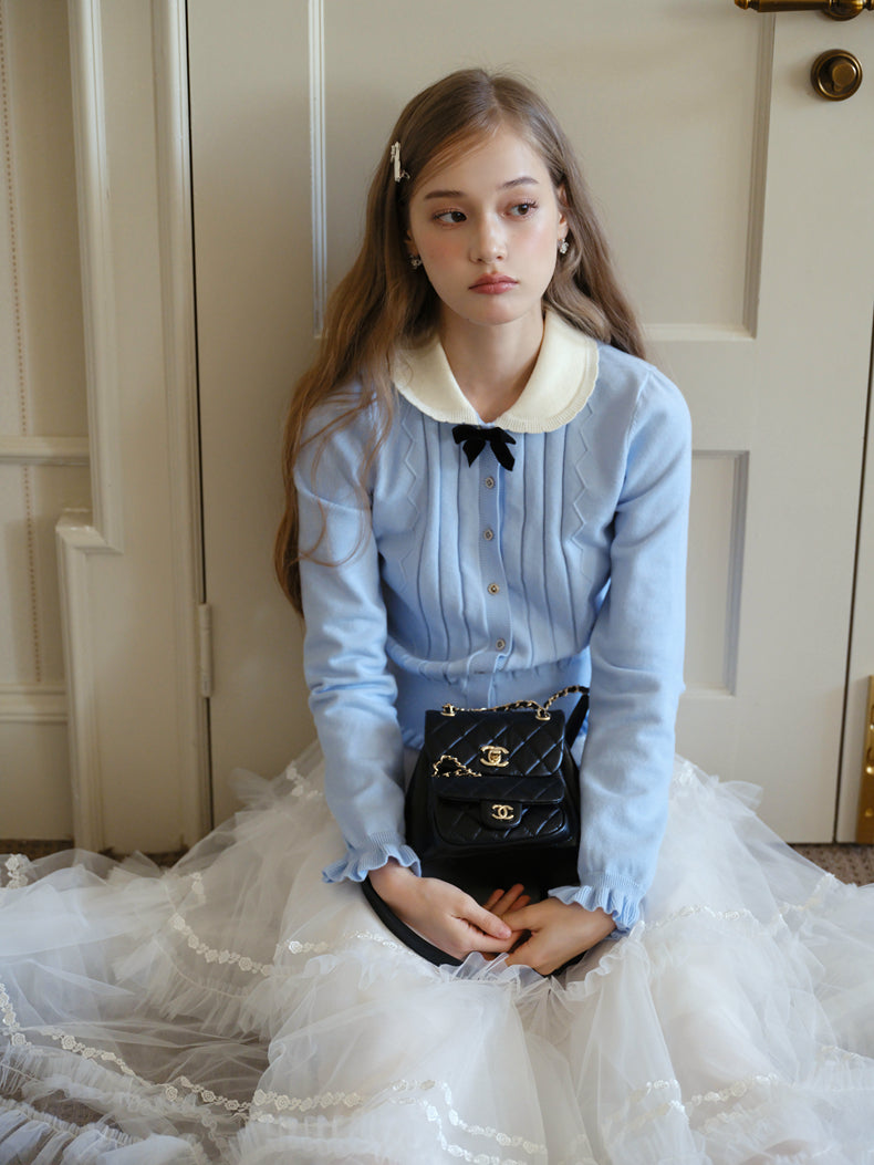 ISISLOVE Unique design, gorgeous white tulle midi skirt, super flowy and layered, perfect for fall.