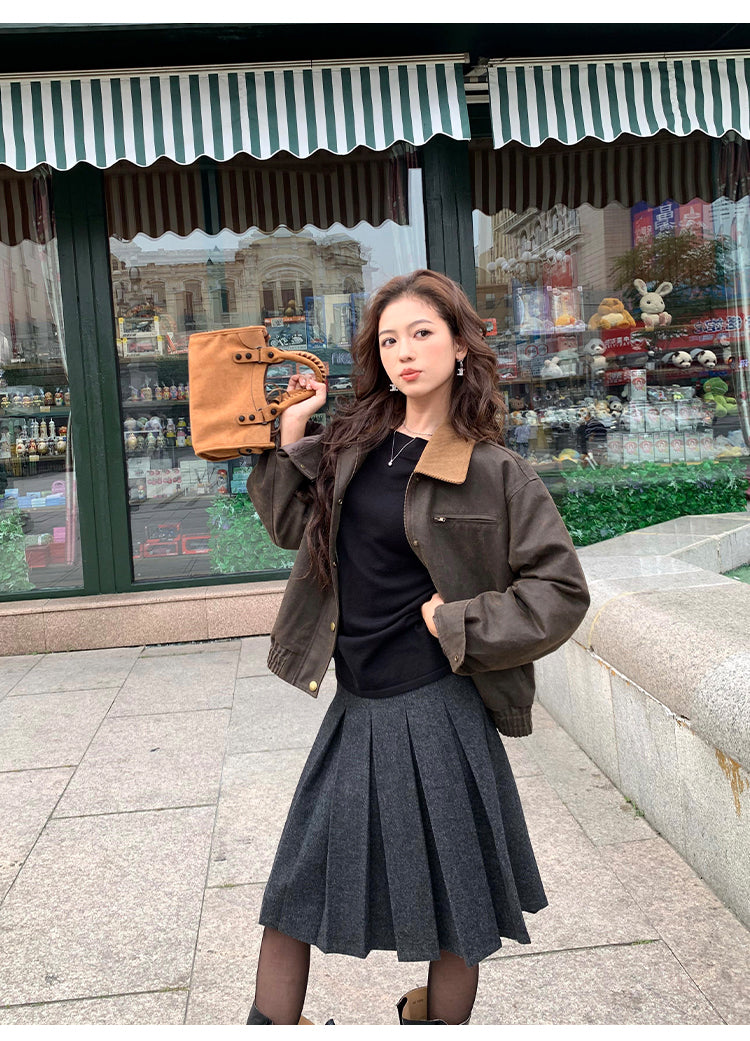Pusumede one shoulder long sleeve sweater original color temperament female design cross shoulder t-shirt